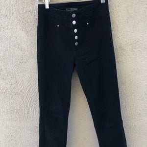 Abercrombie and Fitch high waisted black jeans